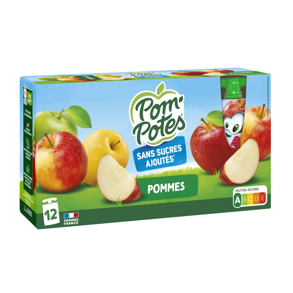 Pomme Nature — pack x12 — pack de 12 gourdes