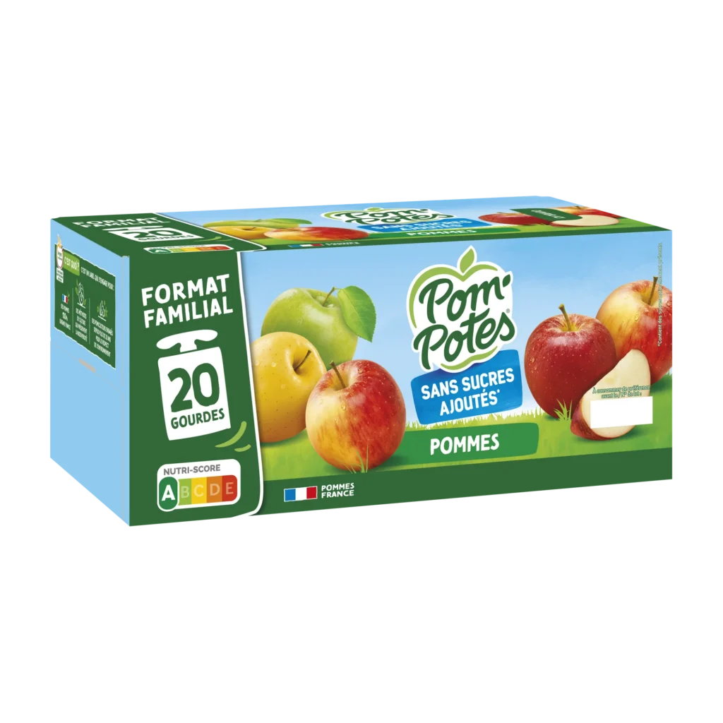 Pomme Nature — pack x20 — pack de 20 gourdes