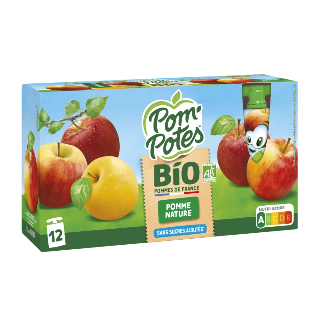 Pomme — pack x12 — pack de 12 gourdes